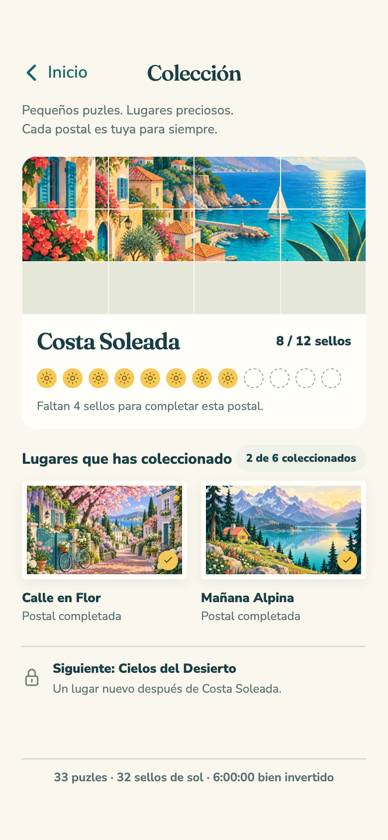 Daylight Sudoku colección de postales