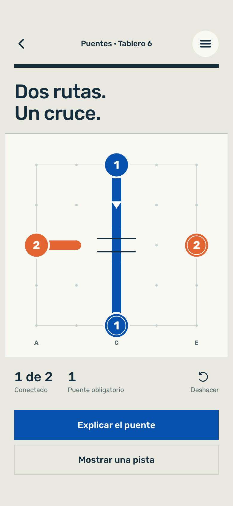 Pantalla del juego Flow Paths