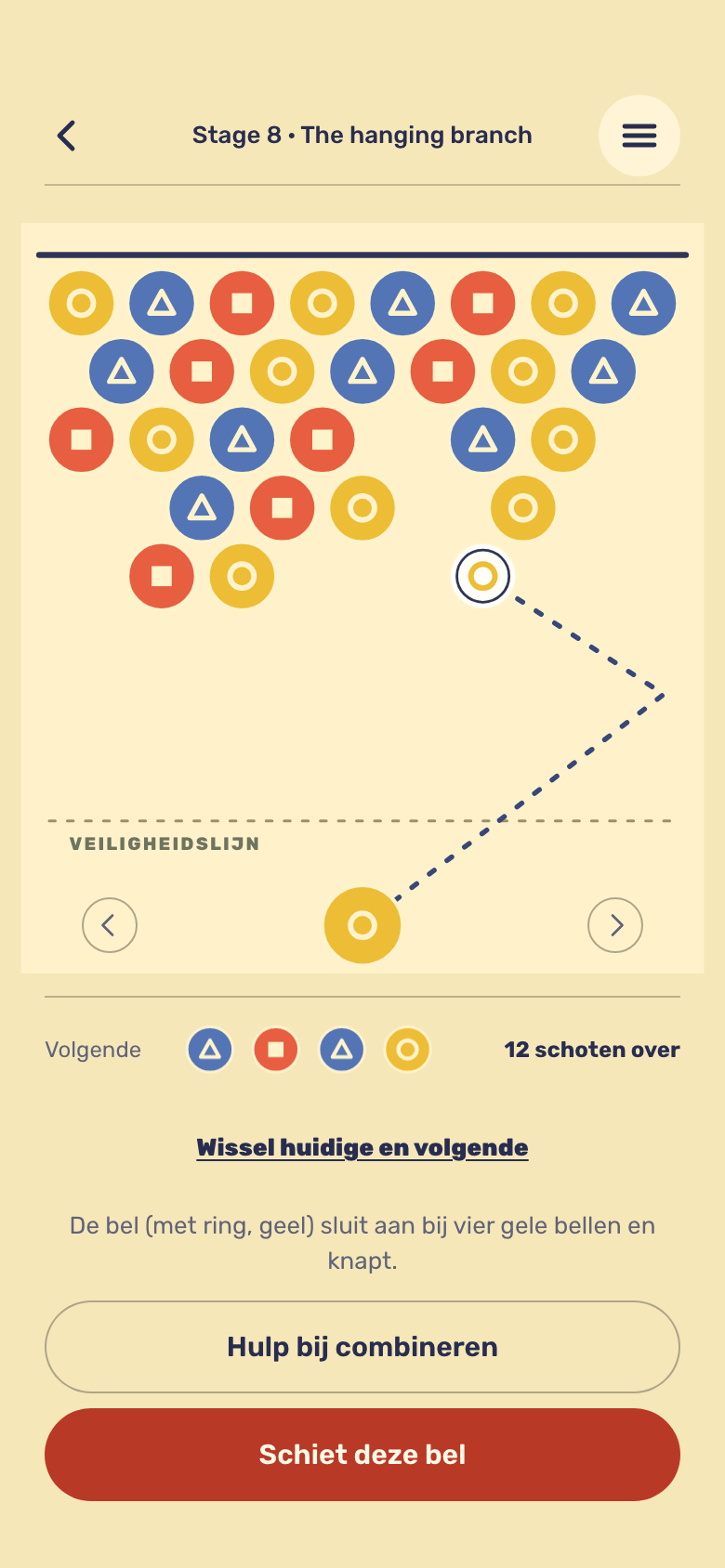 Spelscherm van Bubble Pop