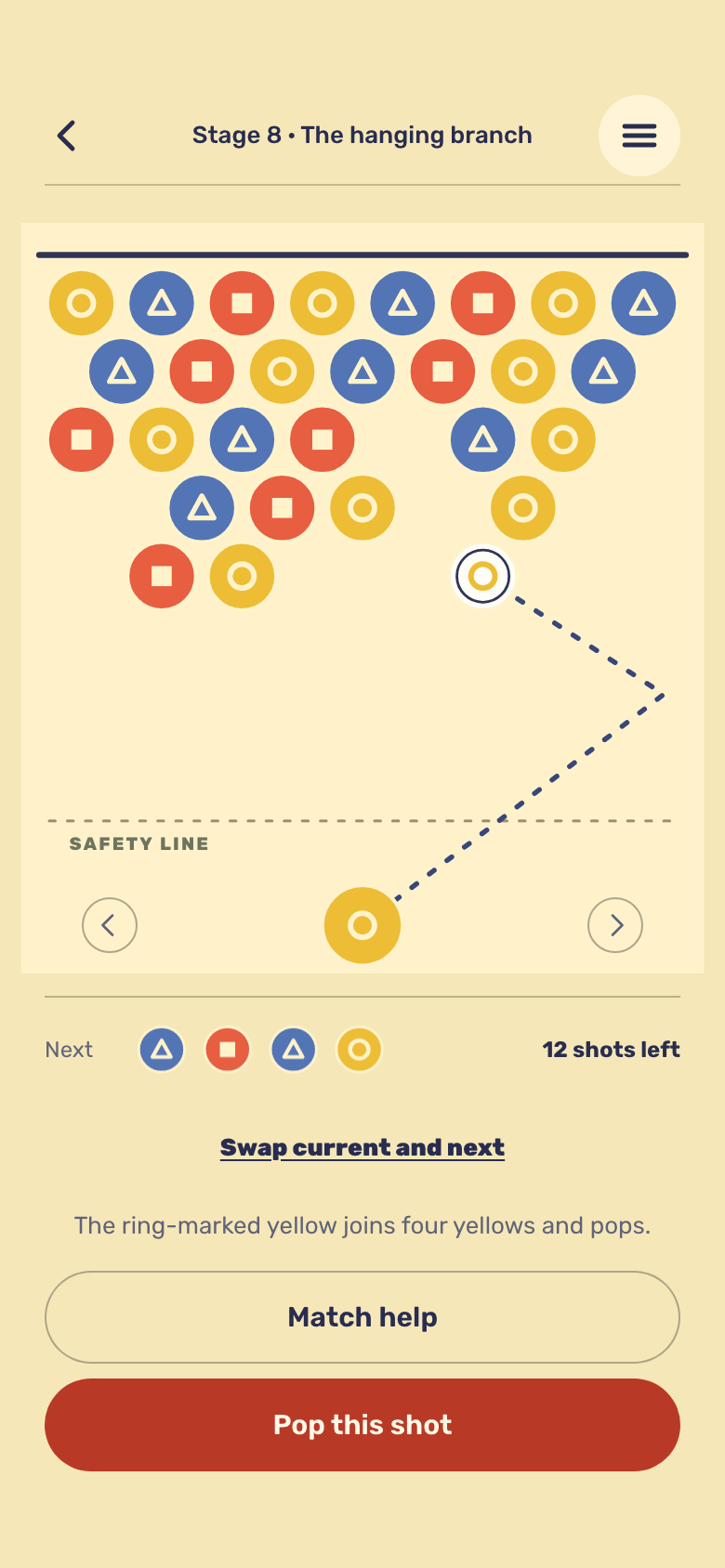 Bubble Pop game screen