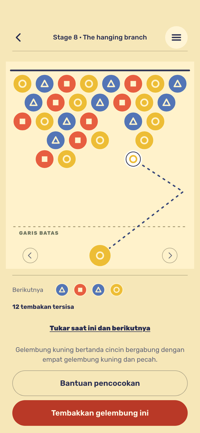 Layar game Bubble Pop